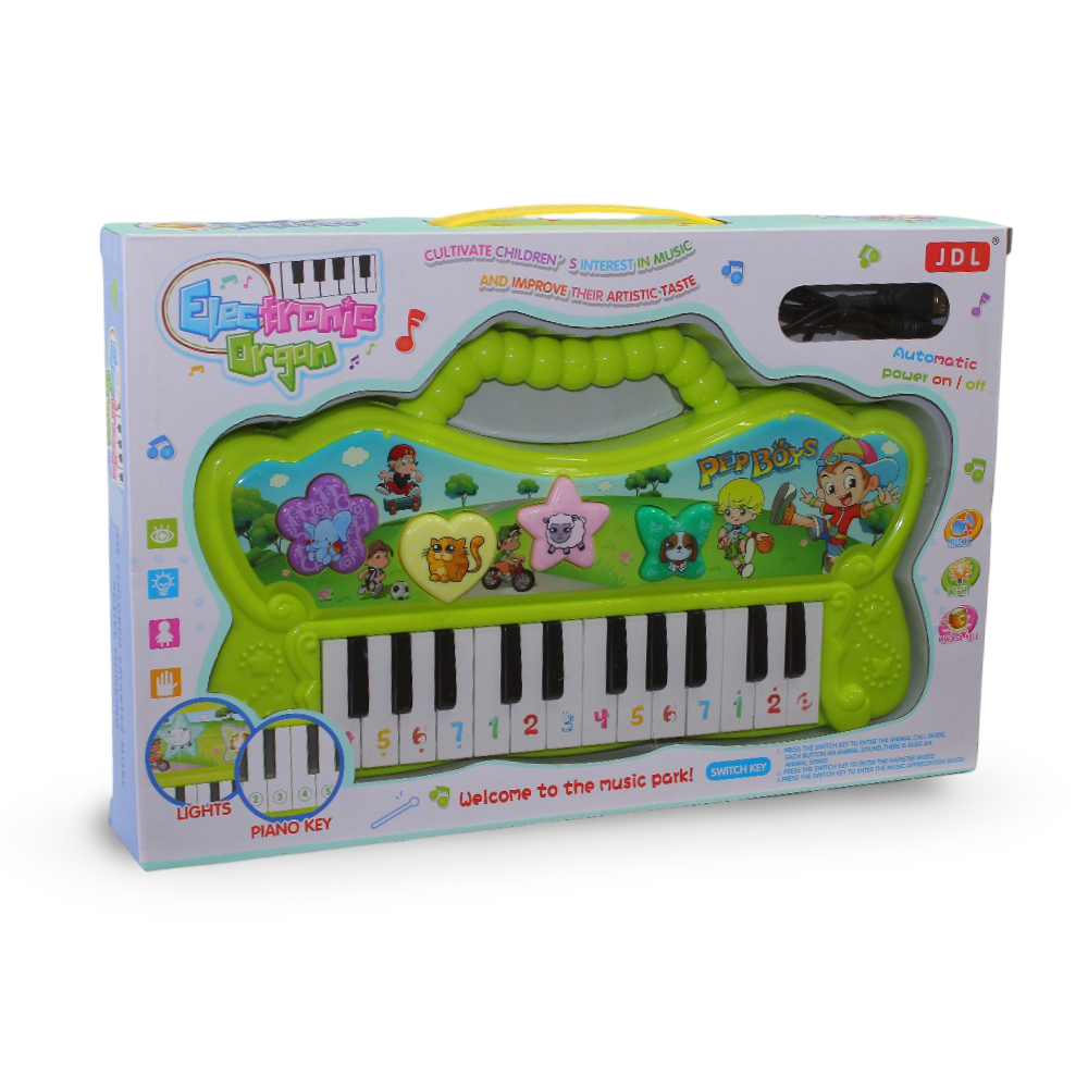 Electronic Music Piano – Green - Toys - OKO