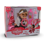 Cufan Playtime Babies Doll Set – Brown Checks