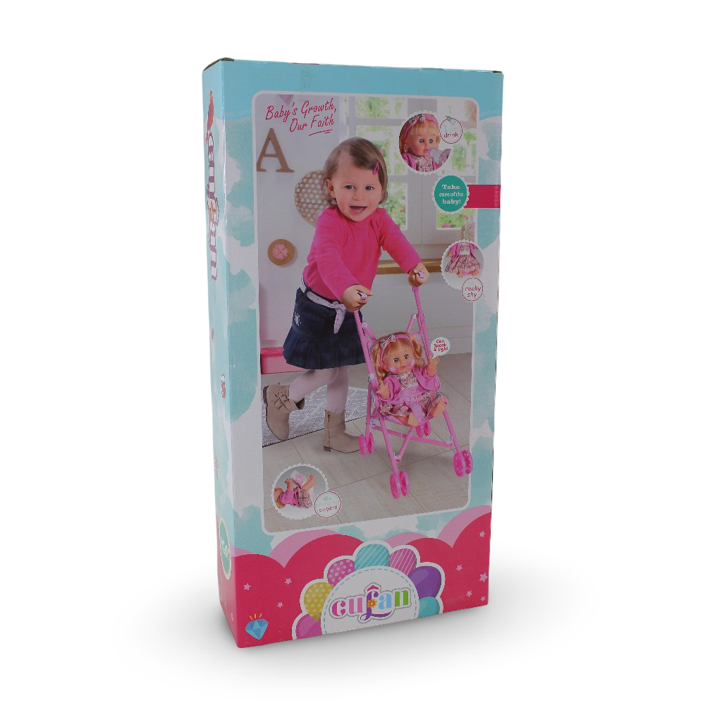Cufan Doll with Stroller