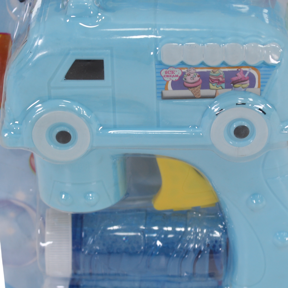 Bubble Gun Toy with Bubble Solution – Baby Blue