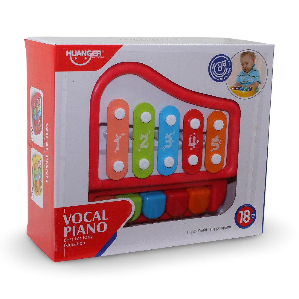 Huanger Vocal Piano Toy – Red