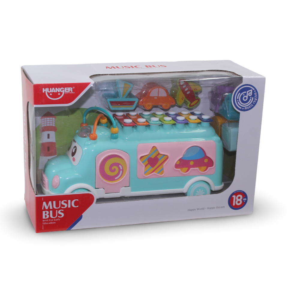 Huanger Music Bus Xylophone – Aqua