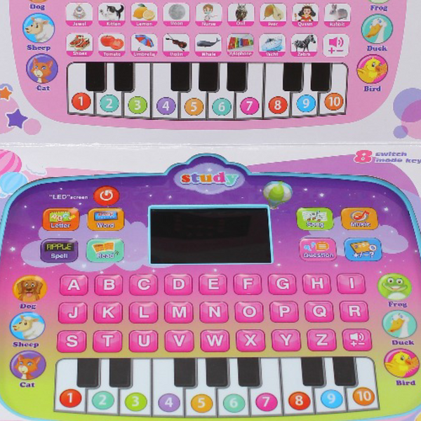Educational Computer Toy (26 English Words) – Baby Blue