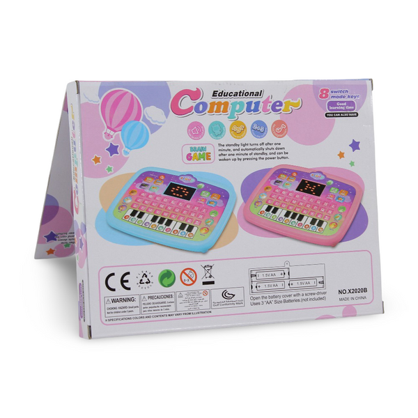 Educational Computer Toy (26 English Words) – Baby Blue