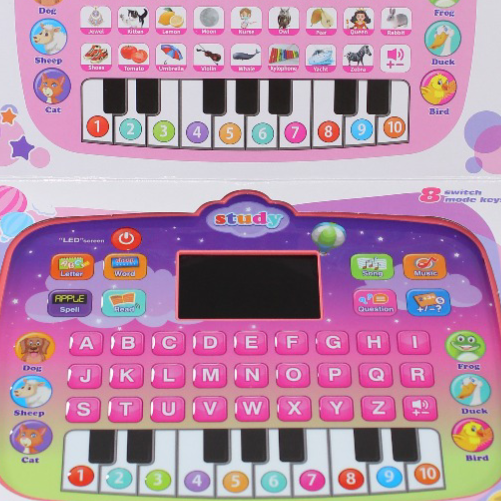Educational Computer Toy (26 English Words) – Pink
