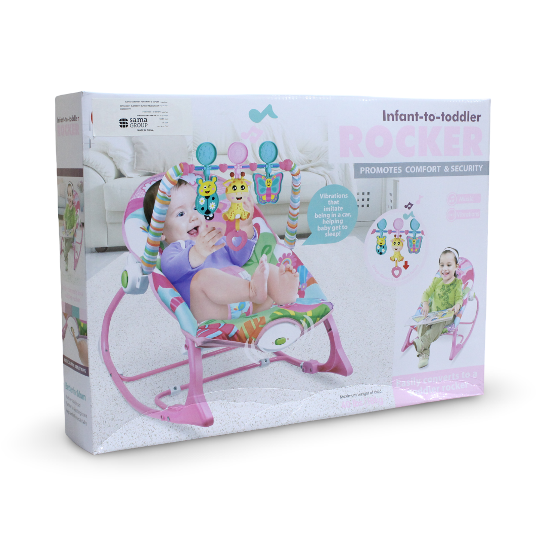 Baby Rocking Chair with Soothing Vibrations & Music Max 18kg