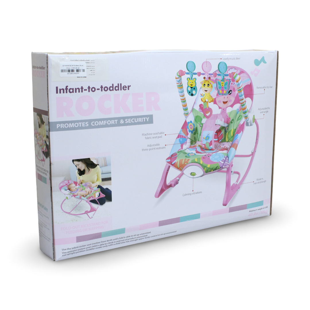 Baby Rocking Chair with Soothing Vibrations & Music Max 18kg