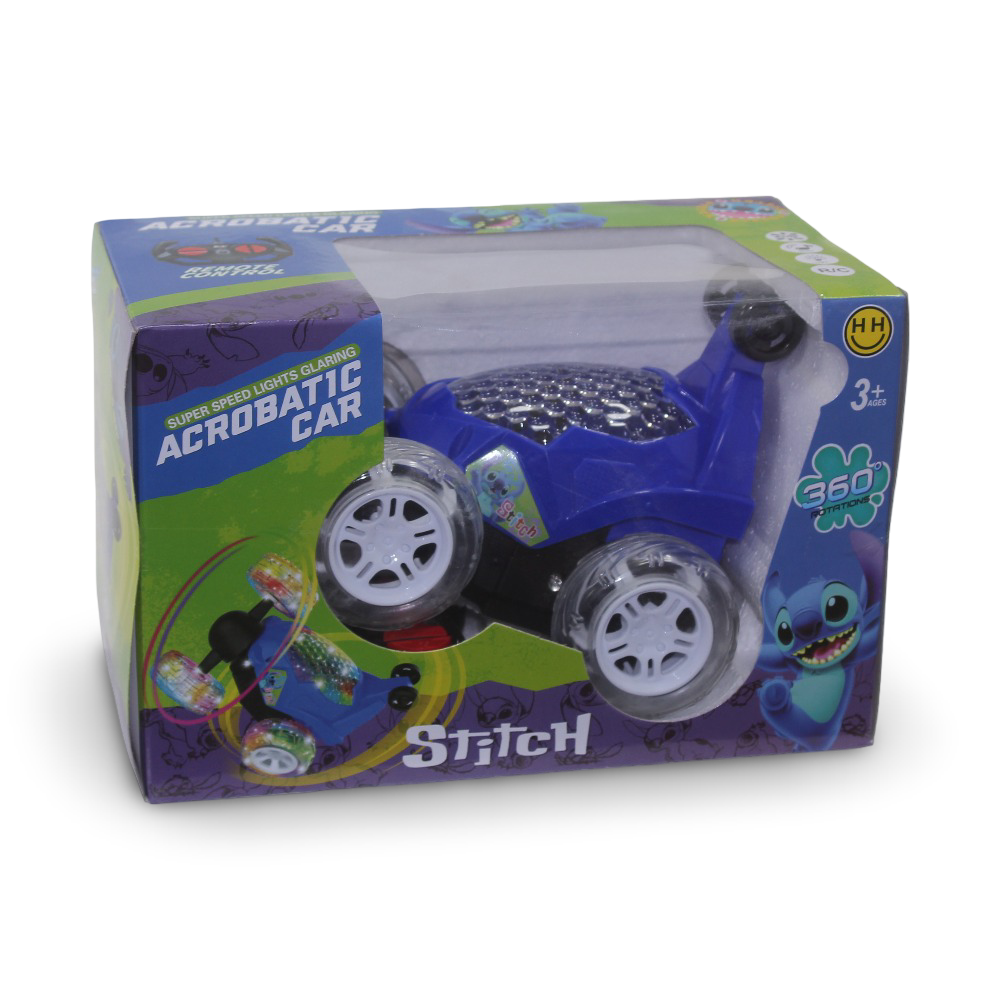 Stitch Remote Control 360° Stunt Car - Toys - OKO