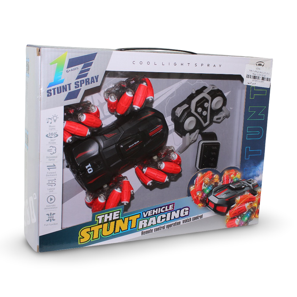 Stunt Racing Gesture-Control Car – Red & Black
