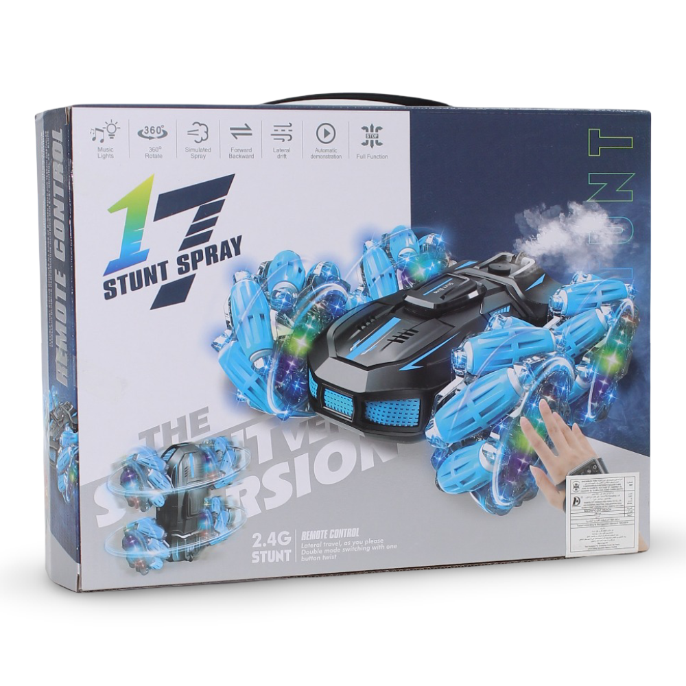 Stunt Racing Gesture-Control Car – Red & Black