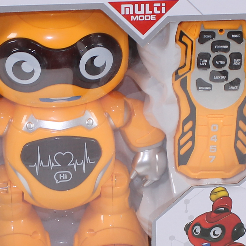 Smart Remote Control Dancing Robot – Yellow