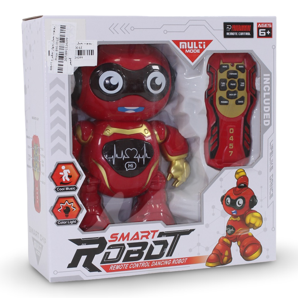 Smart Remote Control Dancing Robot – Red