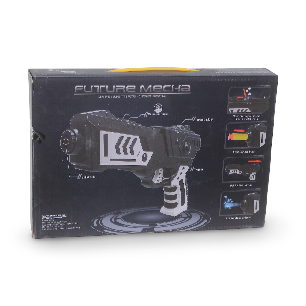 Future Mecha Toy Gun Soft Foam Darts and Gel Core Pellets