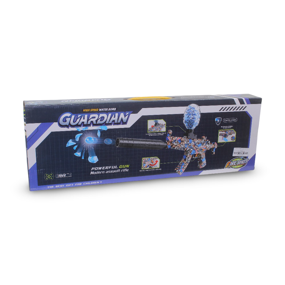 Camouflage Pistol with Gel Bullets and Accessories (Rechargeable)
