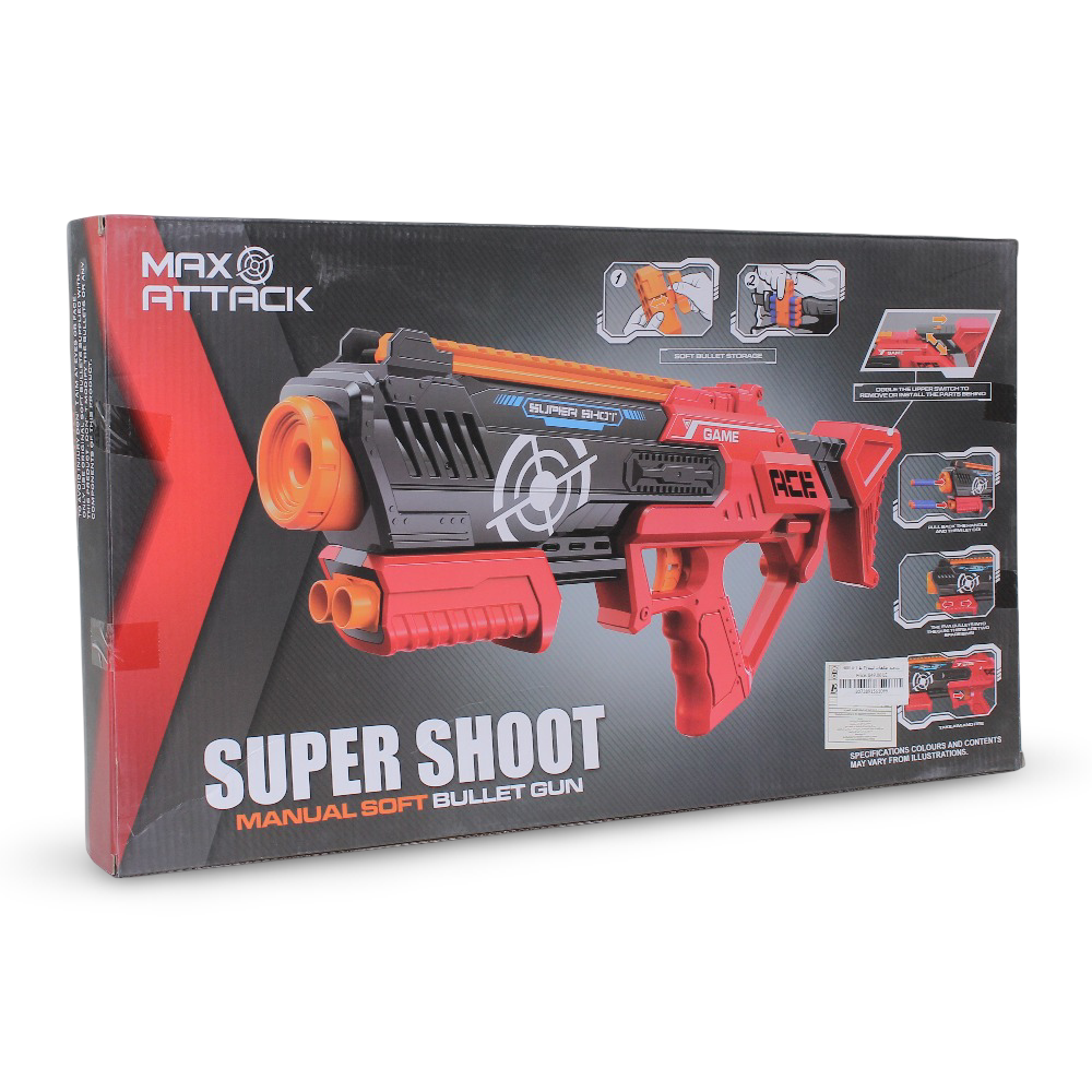 Soft Bullet Super Shoot Toy Gun Set