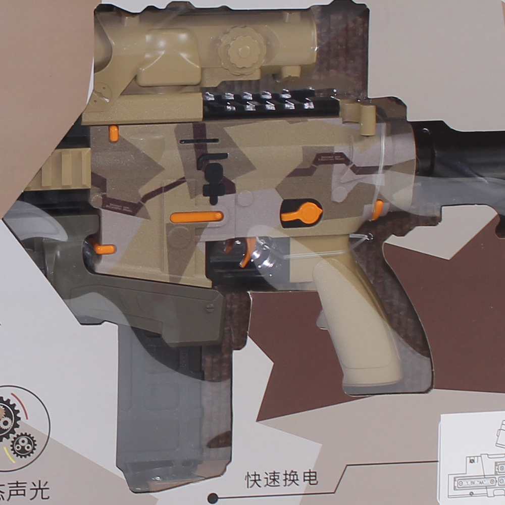 Battery-Operated Soft Bullet Blaster – Electronic with Sound & Light