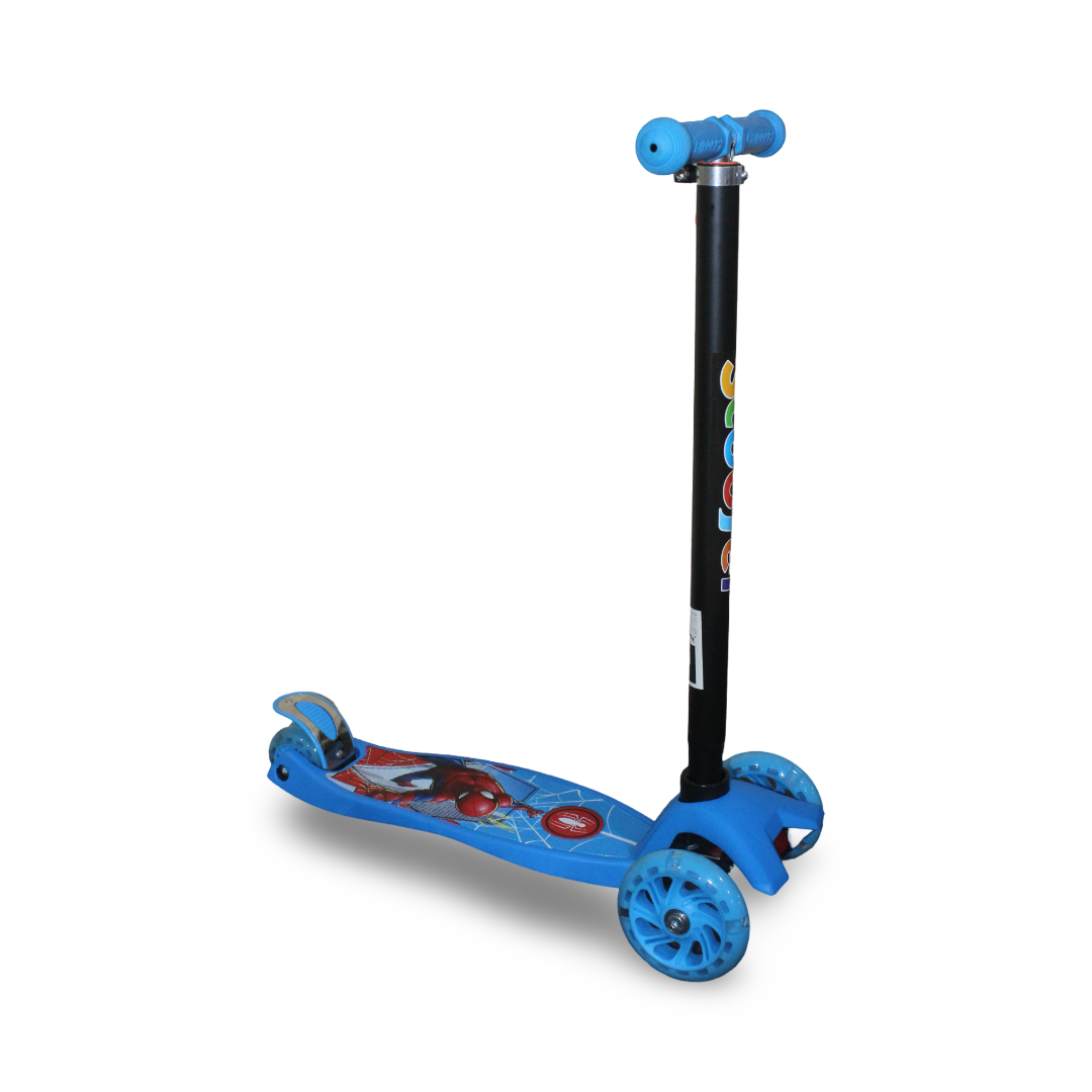 MG Kids Scooter 3 Levels – Spider-Man Blue