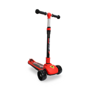 Kids 3-Wheels Scooter with LED Light – Red