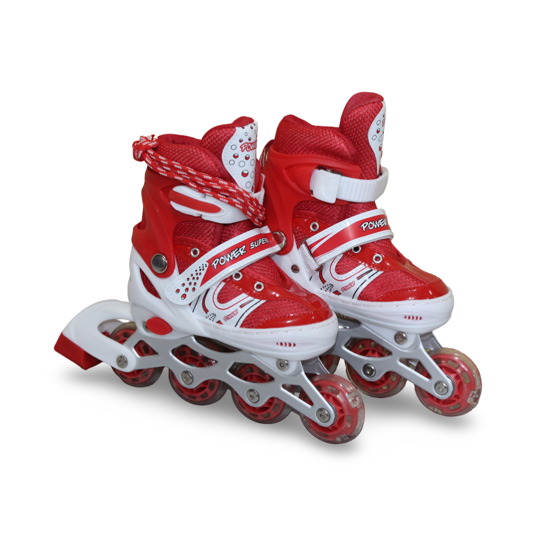 Single Row Inline Skates – Red (35-38) - Toys - OKO