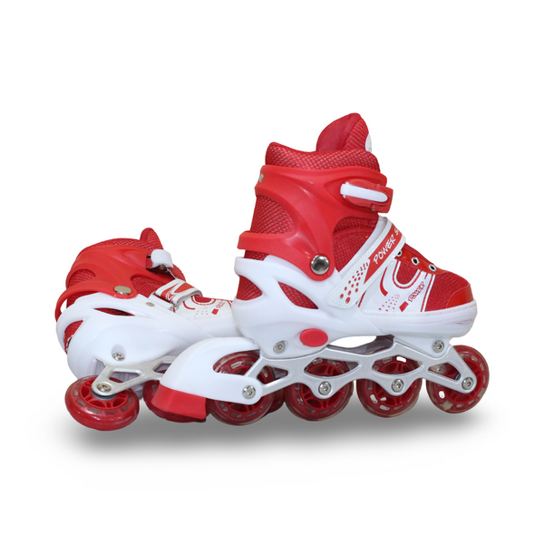 Single Row Inline Skates – Red (35-38)