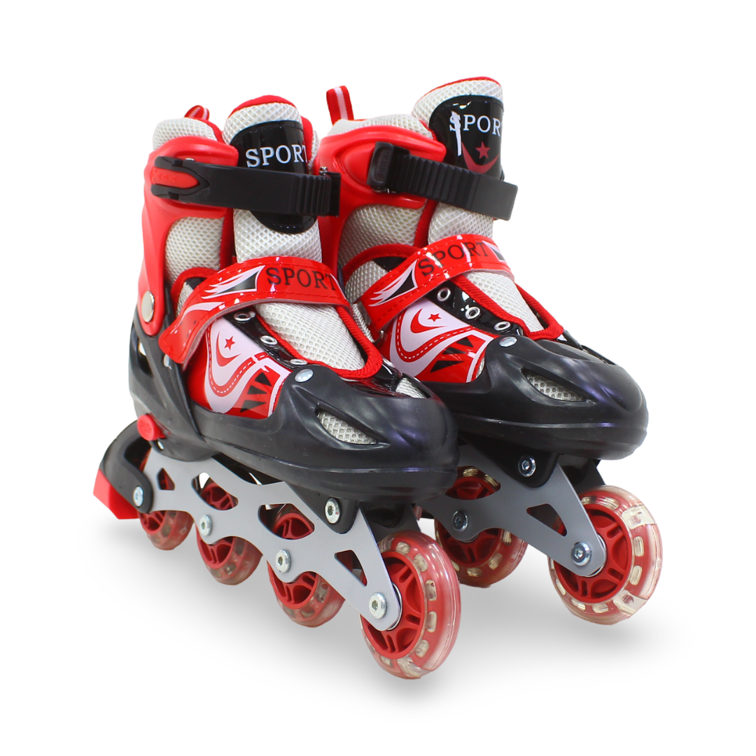 Single Row Inline Skates (38-42) – Red