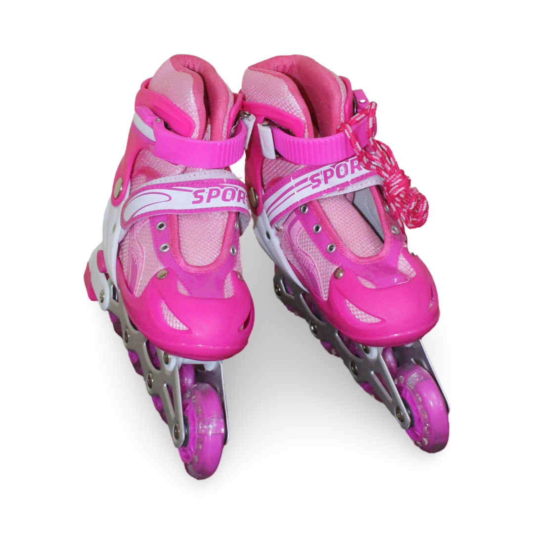 Single Row Inline Skates – Pink (35-38) - Toys - OKO