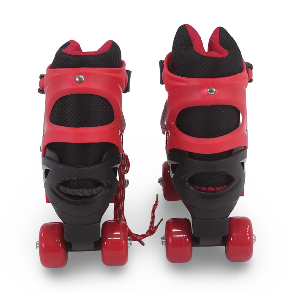 4-Wheel Roller Skates (M) – Red