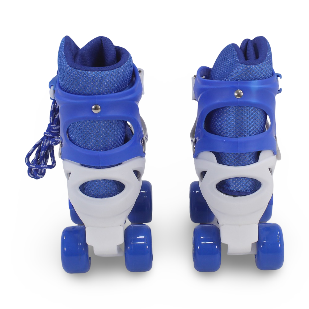 4-Wheel Roller Skates Size (S) – Blue