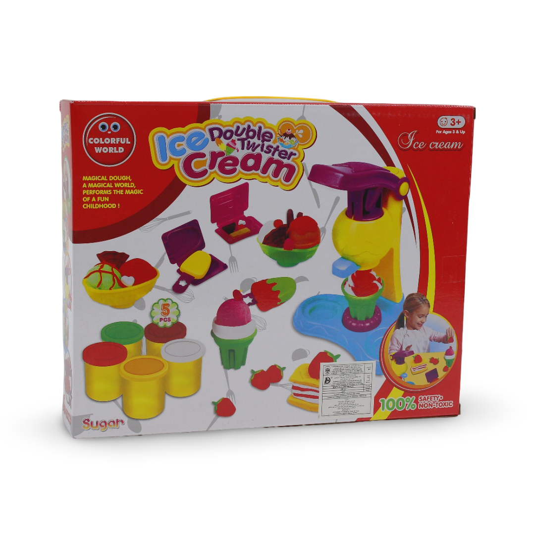 Ice Cream Double Twister Play Dough Set