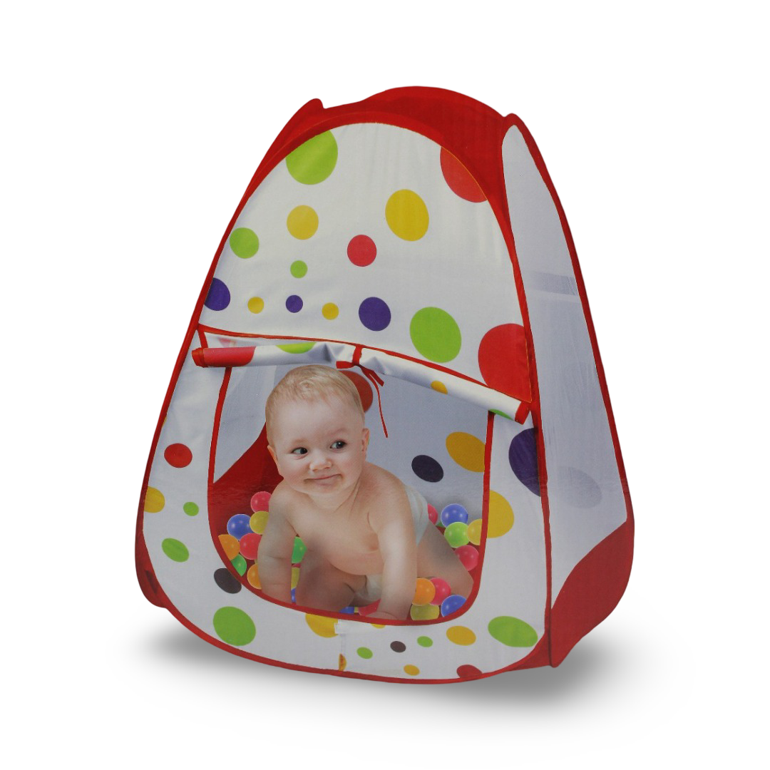 Children's Play Tent – 50 Plastic Balls