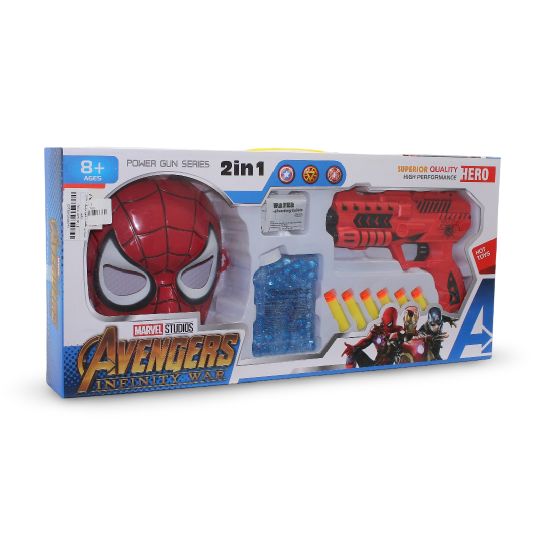 Spider-Man 2in1 Toy Gun Set with Mask