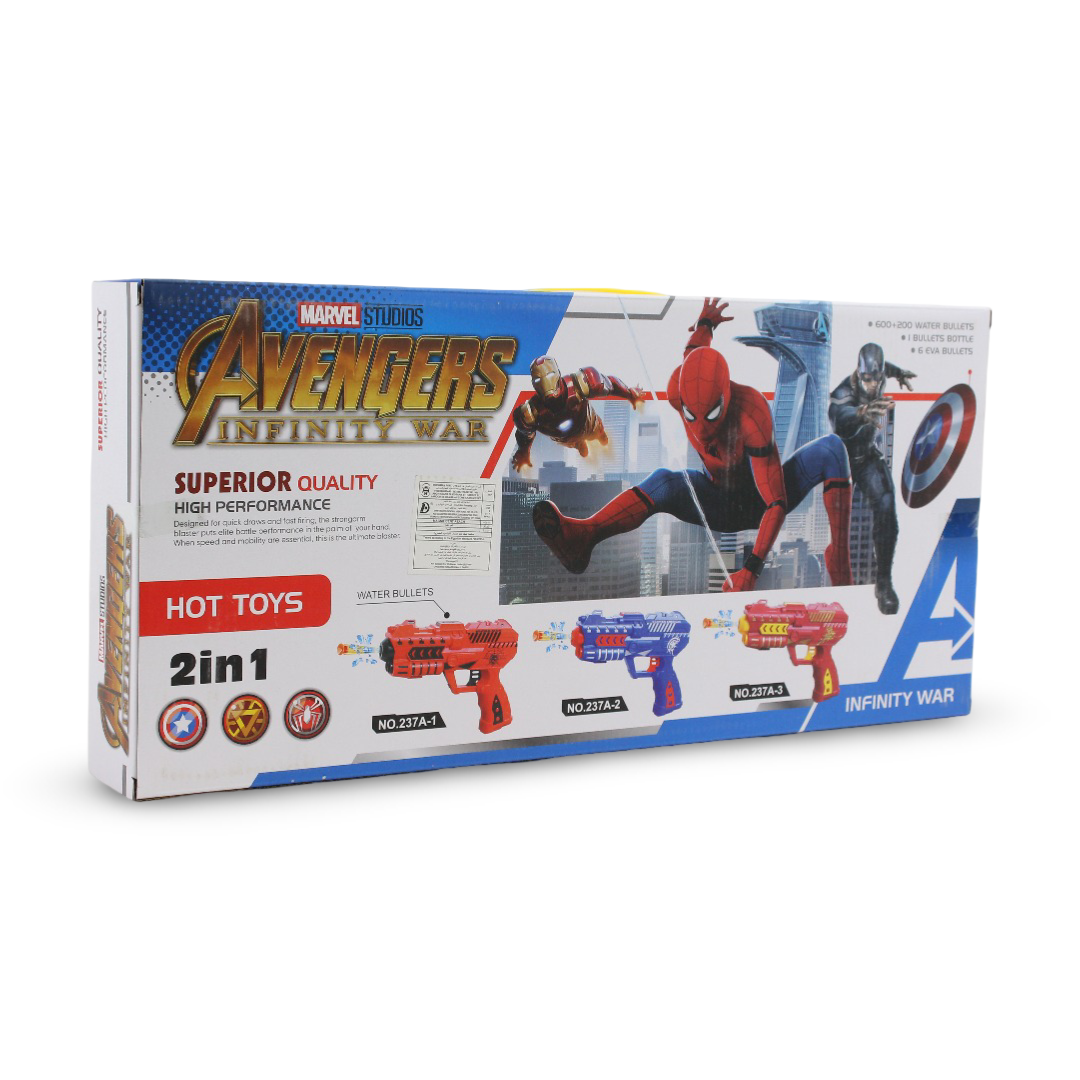 Spider-Man 2in1 Toy Gun Set with Mask