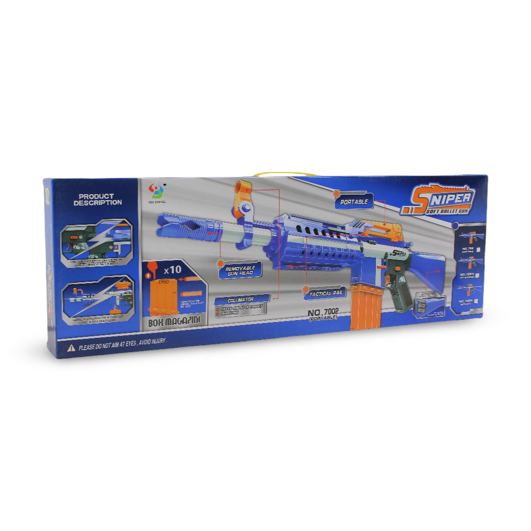 Sniper Soft Bullet Gun – Battery Operated (20 Darts Set)