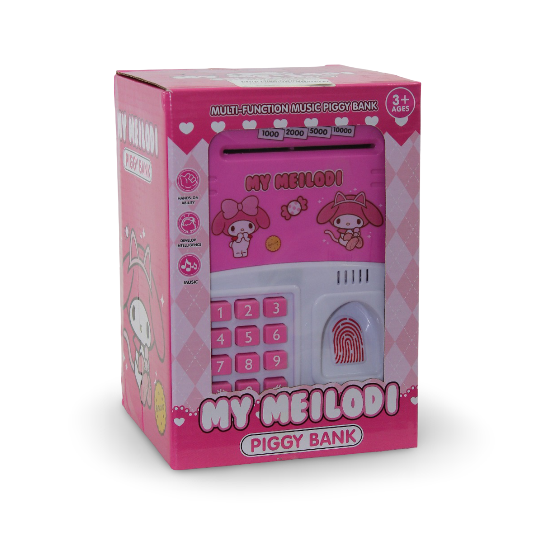 My Melody Electronic Piggy Bank with Fingerprint – Pink