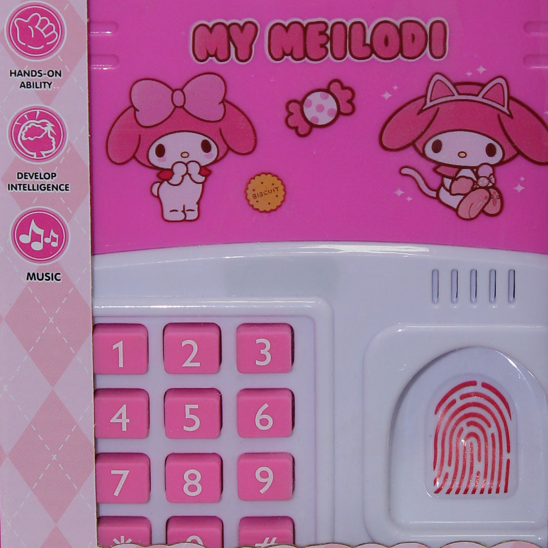 My Melody Electronic Piggy Bank with Fingerprint – Pink