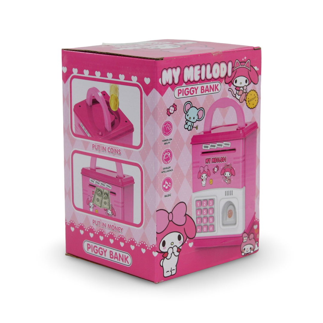My Melody Electronic Piggy Bank with Fingerprint – Pink