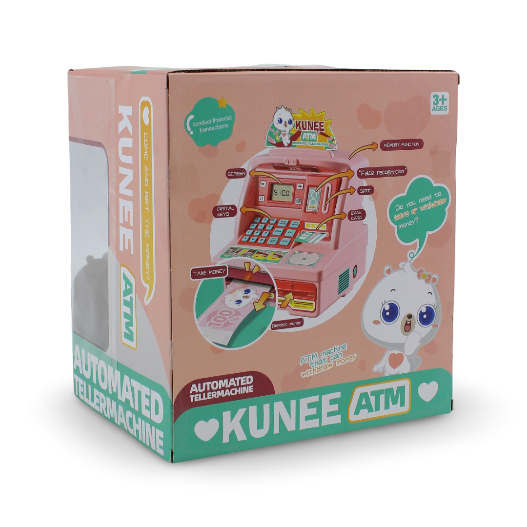 Kunee ATM Savings Automated Machine Toy – Pink