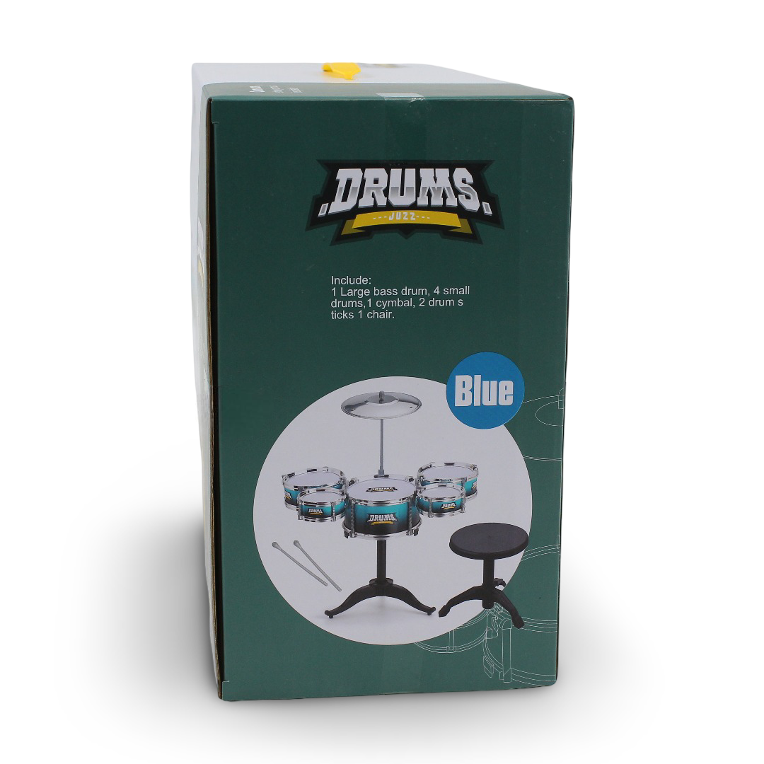 Showman Drums Junior Jazz Drum Set – Blue