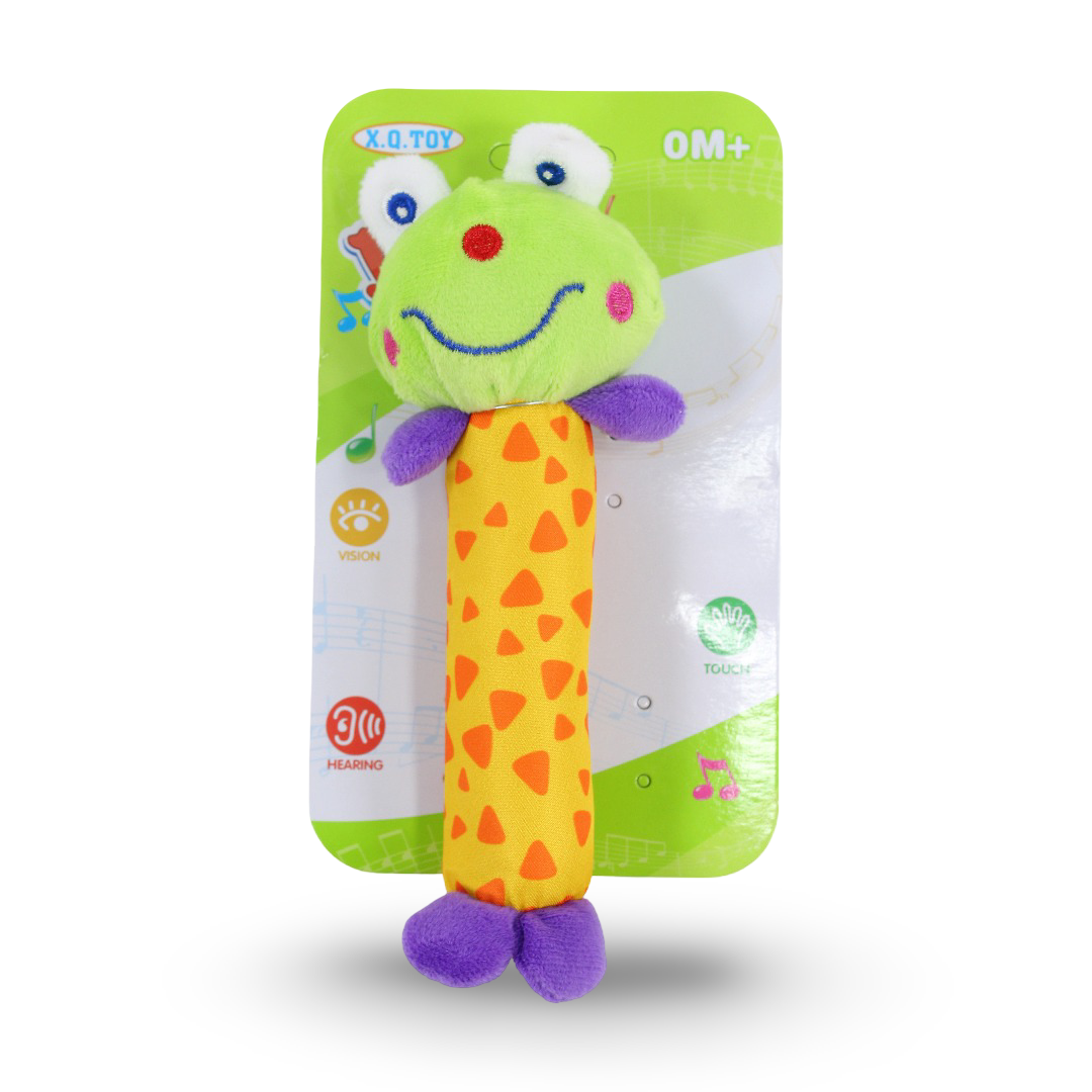 Baby Toys Plush Baby Rattle – Frog Design