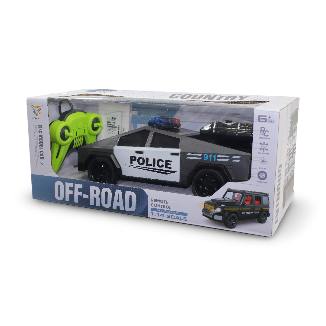 Police Off-Road 1:14 Scale Remote Control Toy Car - Toys - OKO