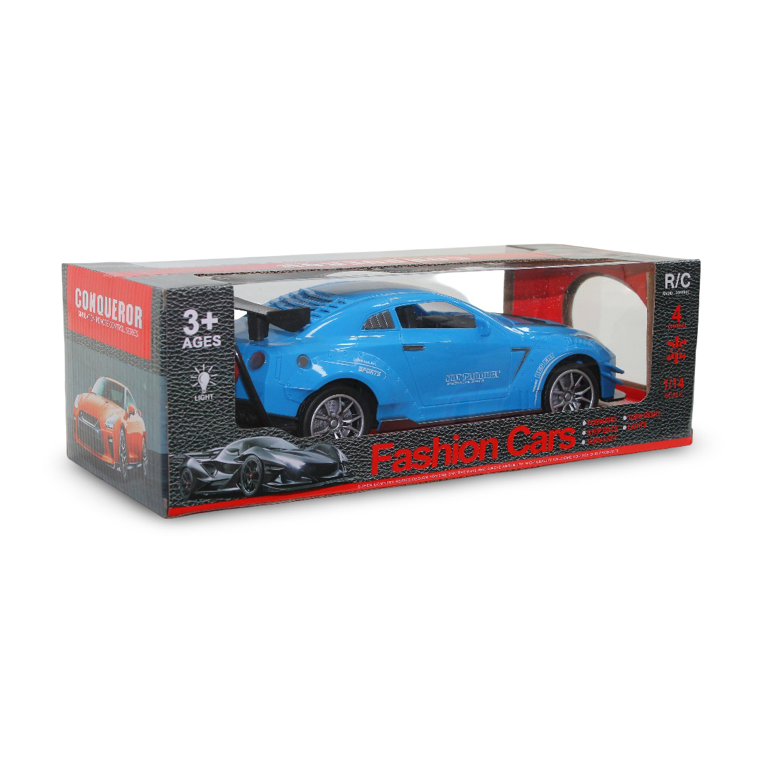 Fashion Car 1:24 Scale Remote Control Toy Car – Blue