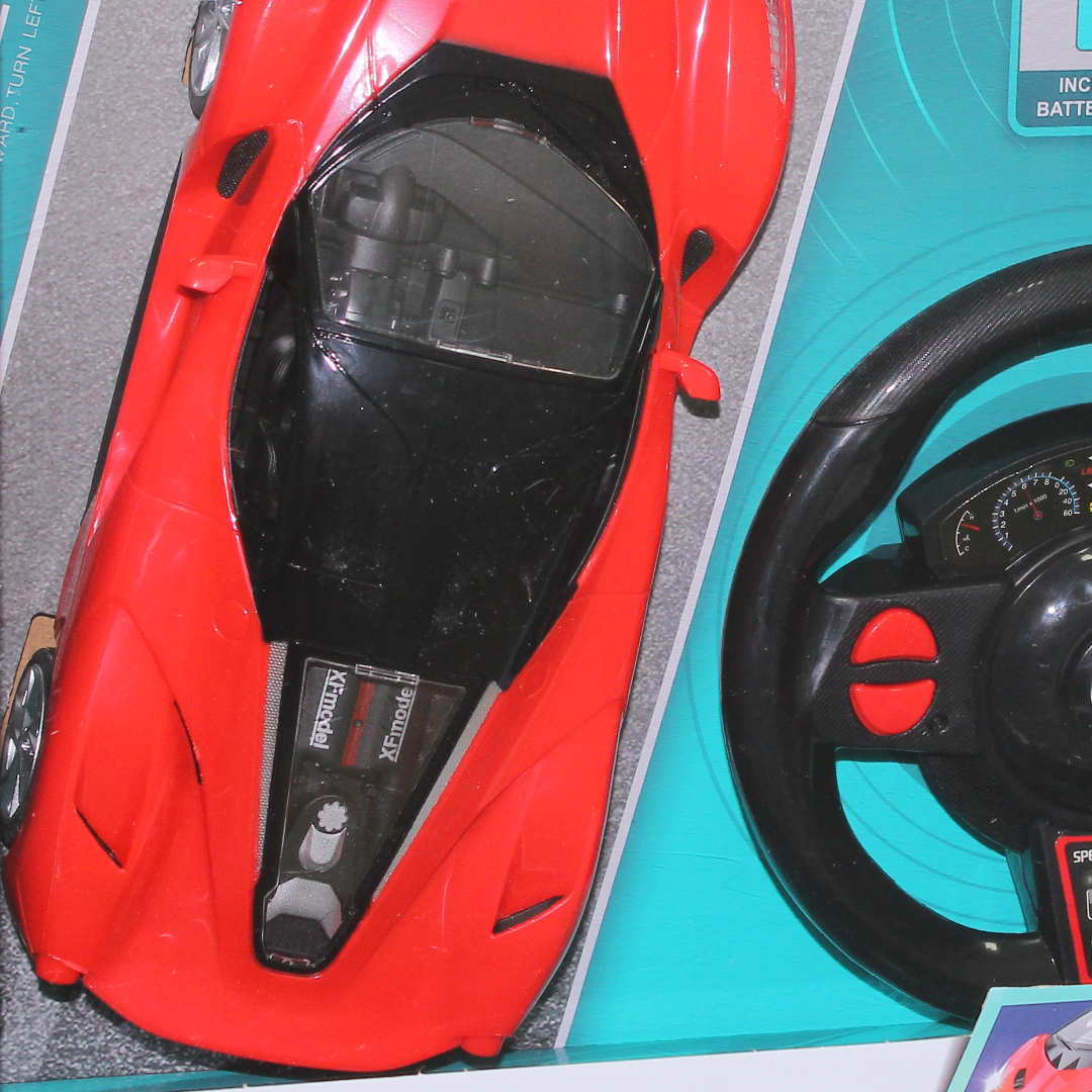 Luxurious RC Car with Gravity Induction Steering – Red & Black