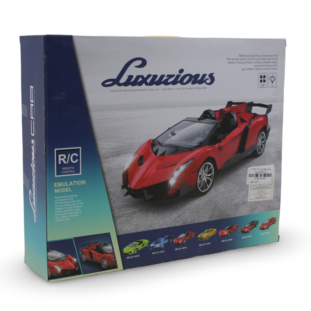 Luxurious RC Car with Gravity Induction Steering – Red & Black