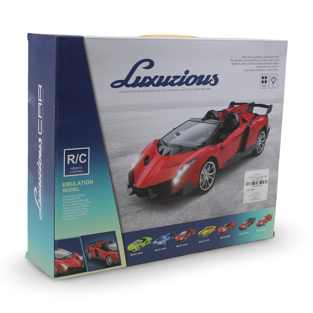 Luxurious RC Car with Gravity Induction Steering – Yellow & Black