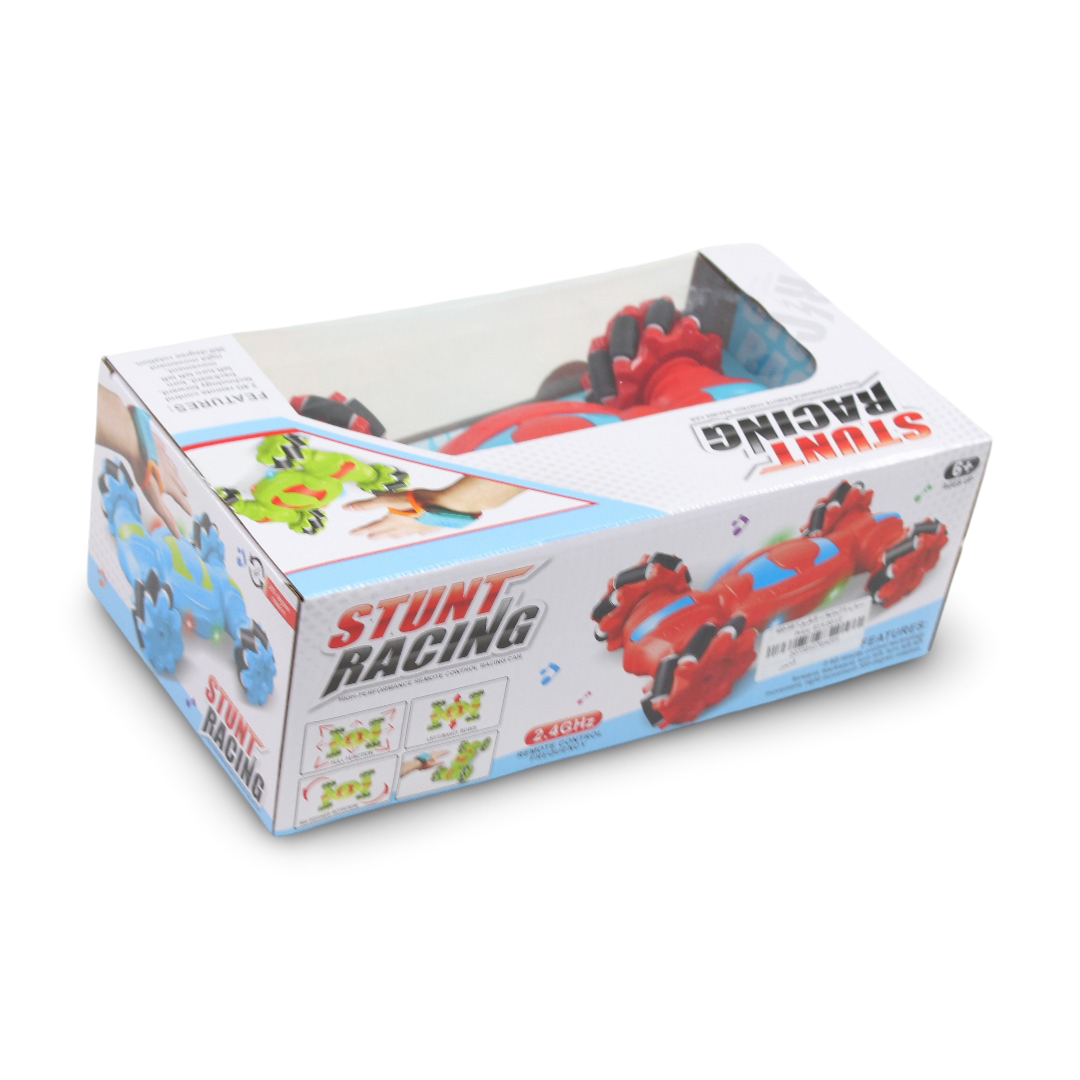 Remote Control Stunt Racing Car Toy – Red