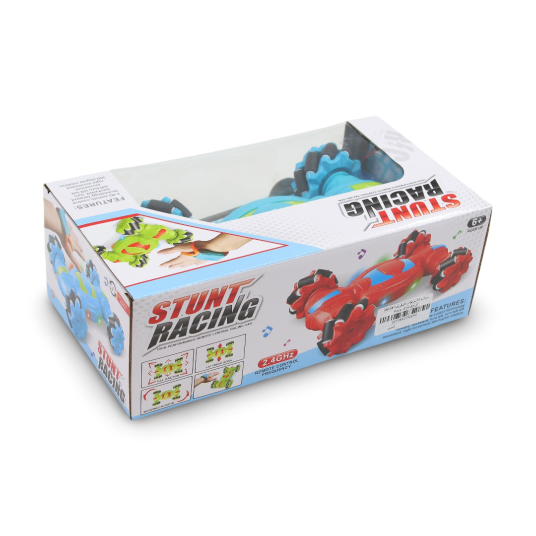Remote Control Stunt Racing Car Toy – Baby Blue