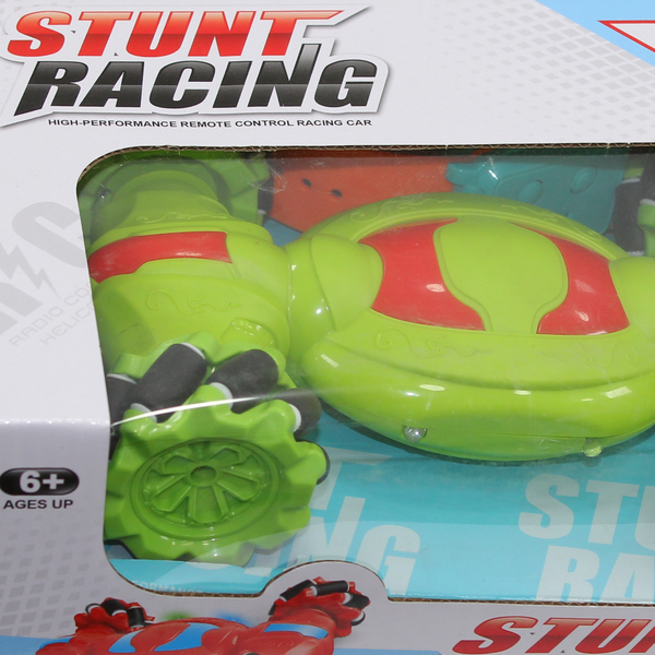 Double Knight Gesture Control RC Stunt Car – Green