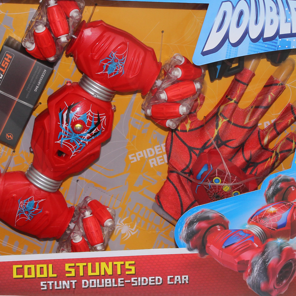 Double Knight Gesture Control RC Stunt Car – Red