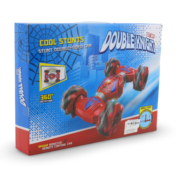 Double Knight Gesture Control RC Stunt Car – Red