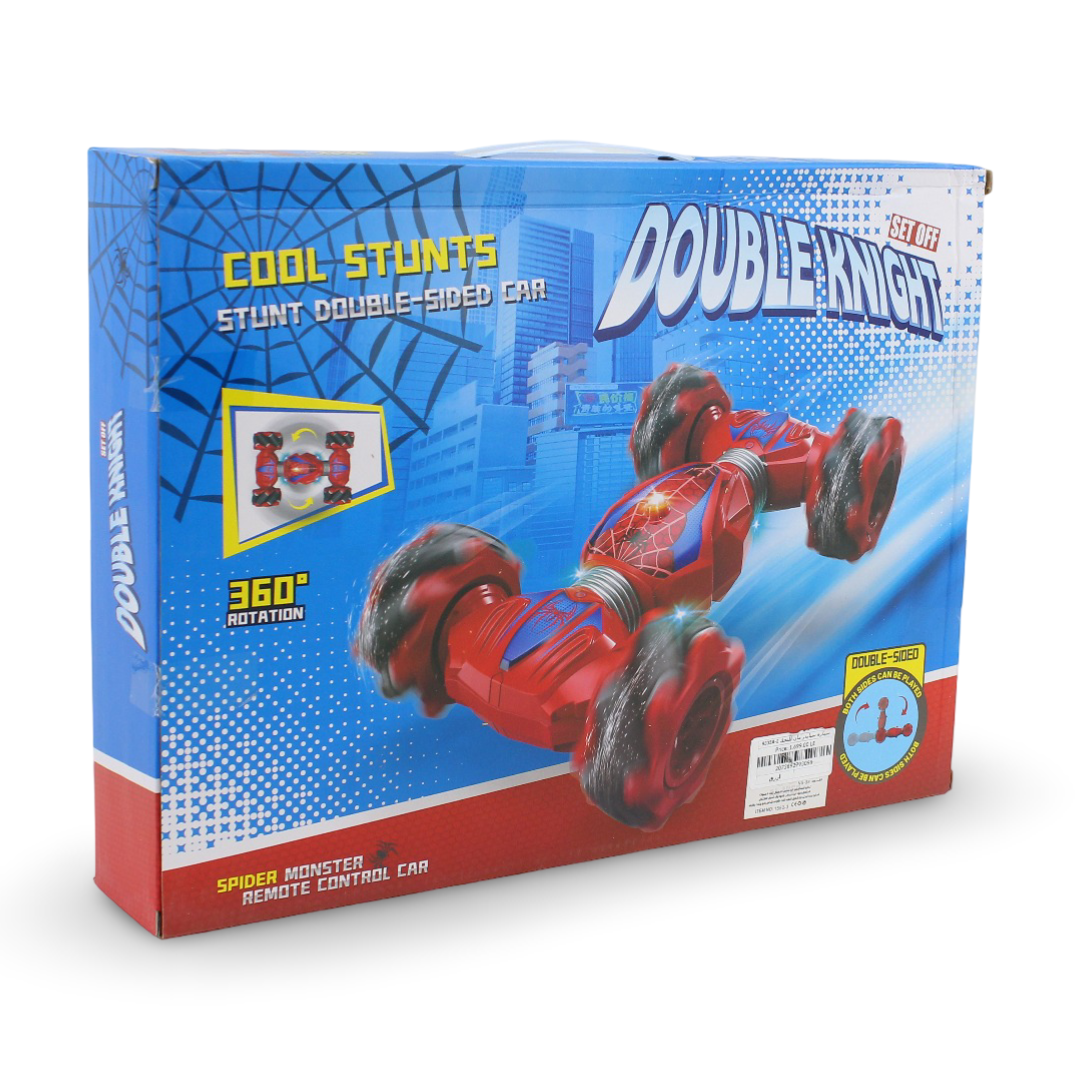 Double Knight Gesture Control RC Stunt Car – Blue